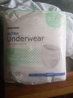 Mckesson ultra underwear/ briefs xx large I paid over 20 a bag BRAND NEW NEVER OPENED