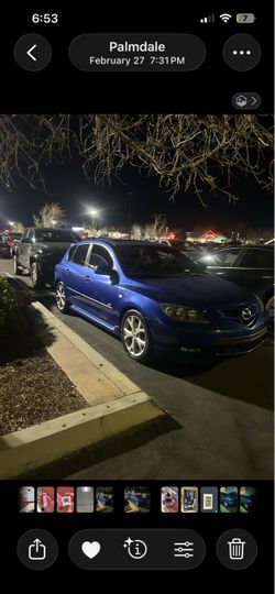 2007 Mazda 3 Hatchback Blue