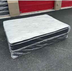 Queen Mattress Set PillowTop – Brand New –  Same Day Delivery Available 🚚