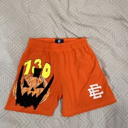 Eric Emanuel x Asspizza Halloween Pumpkin Shorts Orange Large
