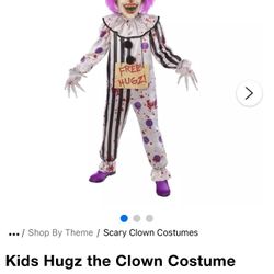 Kids Hugz the Clown Halloween Costume