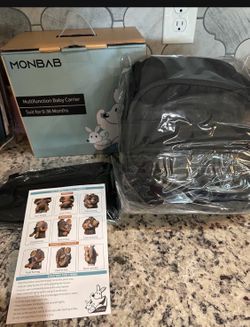 New in box: 3-in-1 infant/hip seat carrier