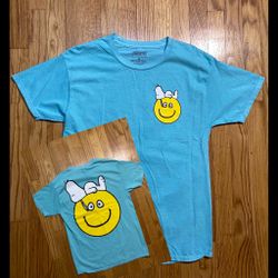 Peanuts Men’s Snoopy Officially Licensed T-shirt Blue Sz M New Without Tags! 