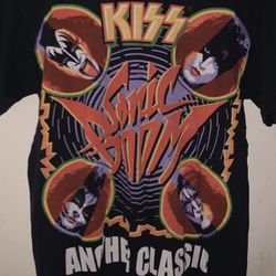 Vintage Kiss Tee Shirt Concert Tour All Over Print