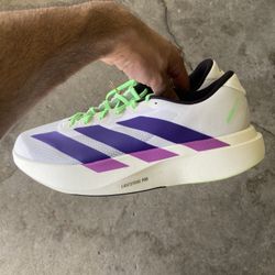 Adidas Evo SL White Purple Green Size 10.5 Men And 13 Men