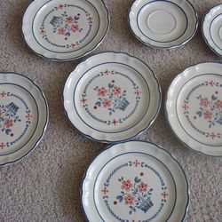 Vintage 7 pcs. Brambleberry Hearthside Cumberland Stoneware SET