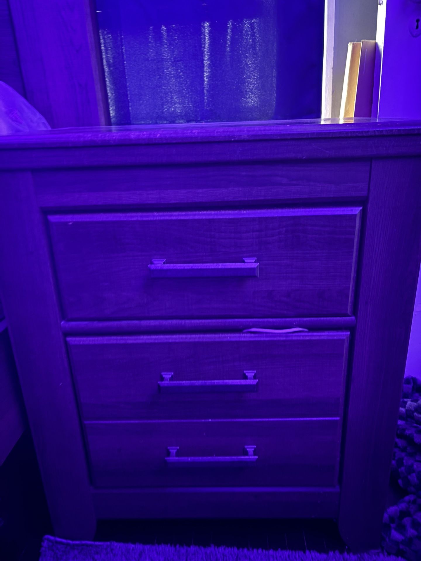 Wood Nightstand