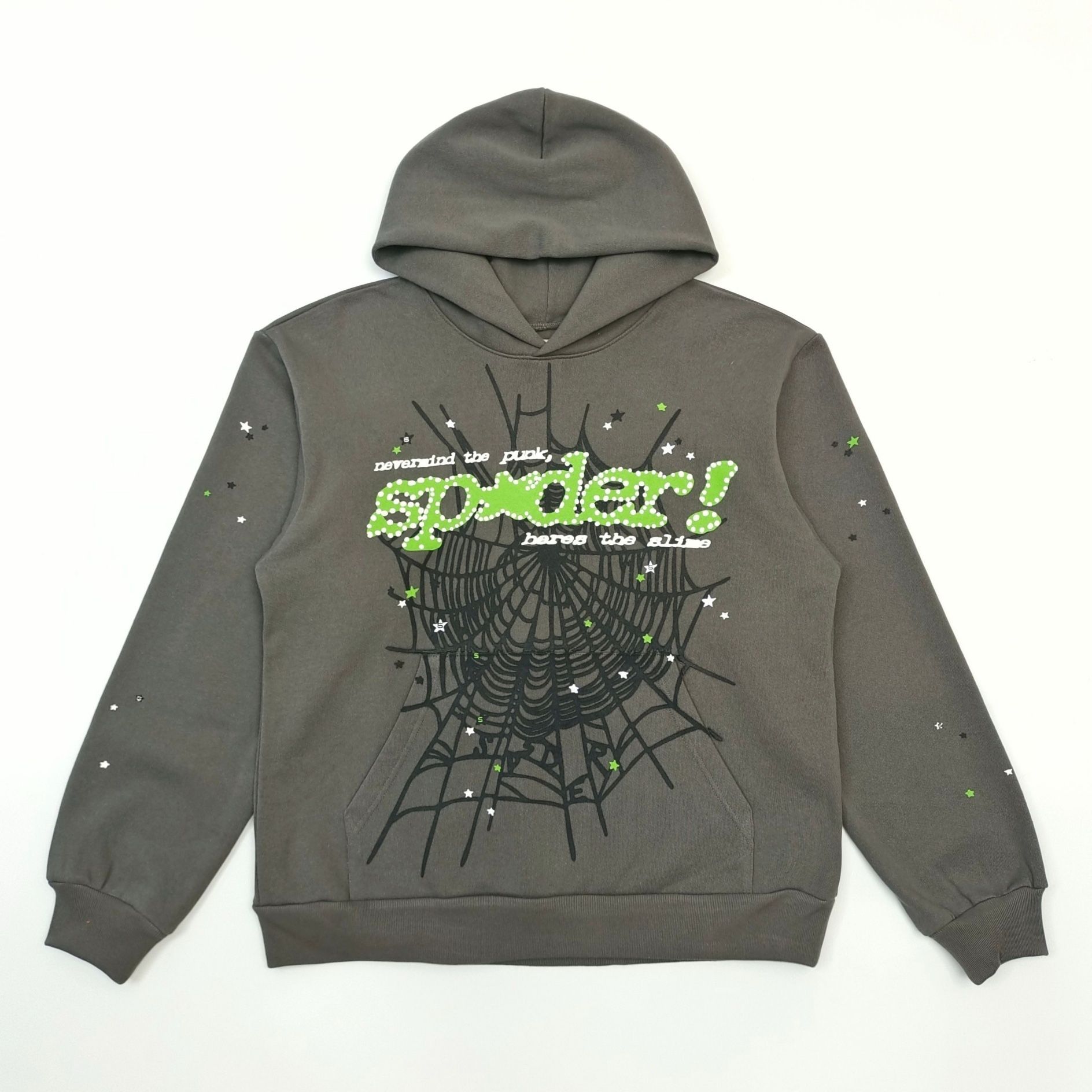 Spider Worldwide Grey Sp5der Hoodie 