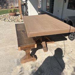 Wood table