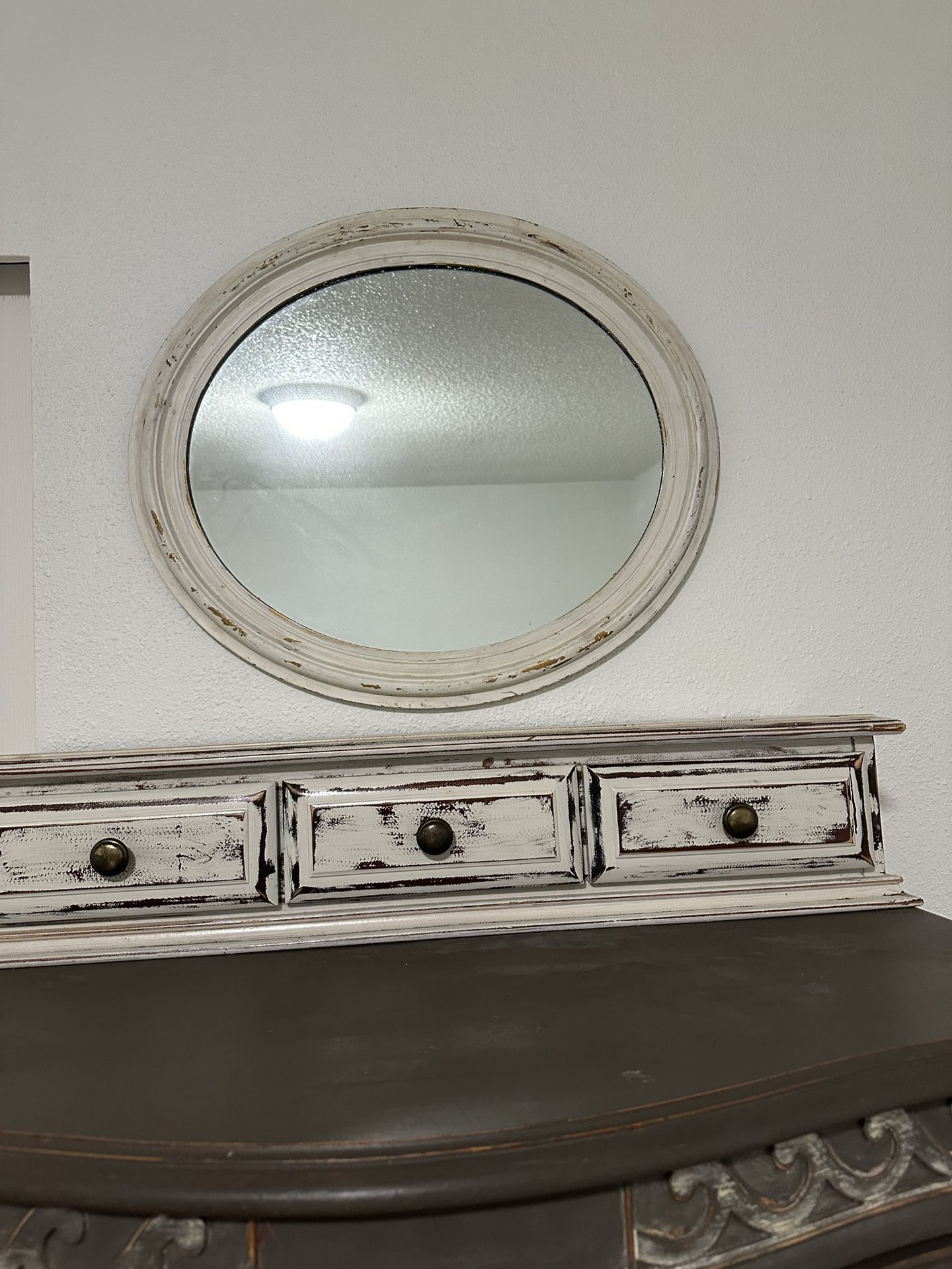 Mirror with Accent Drawer
