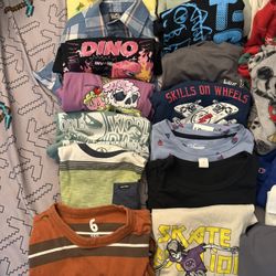 Boy Clothes! Size 4/5,5, And 6 Pants, Shorts, Shirts, Sweaters!