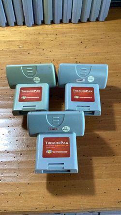Performance TremorPak Nintendo 64 Rumble Pack Lot of 3