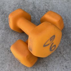 6 Lbs Dumbbells 