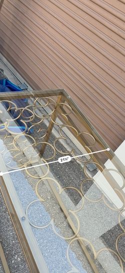 2 Glass End Tables