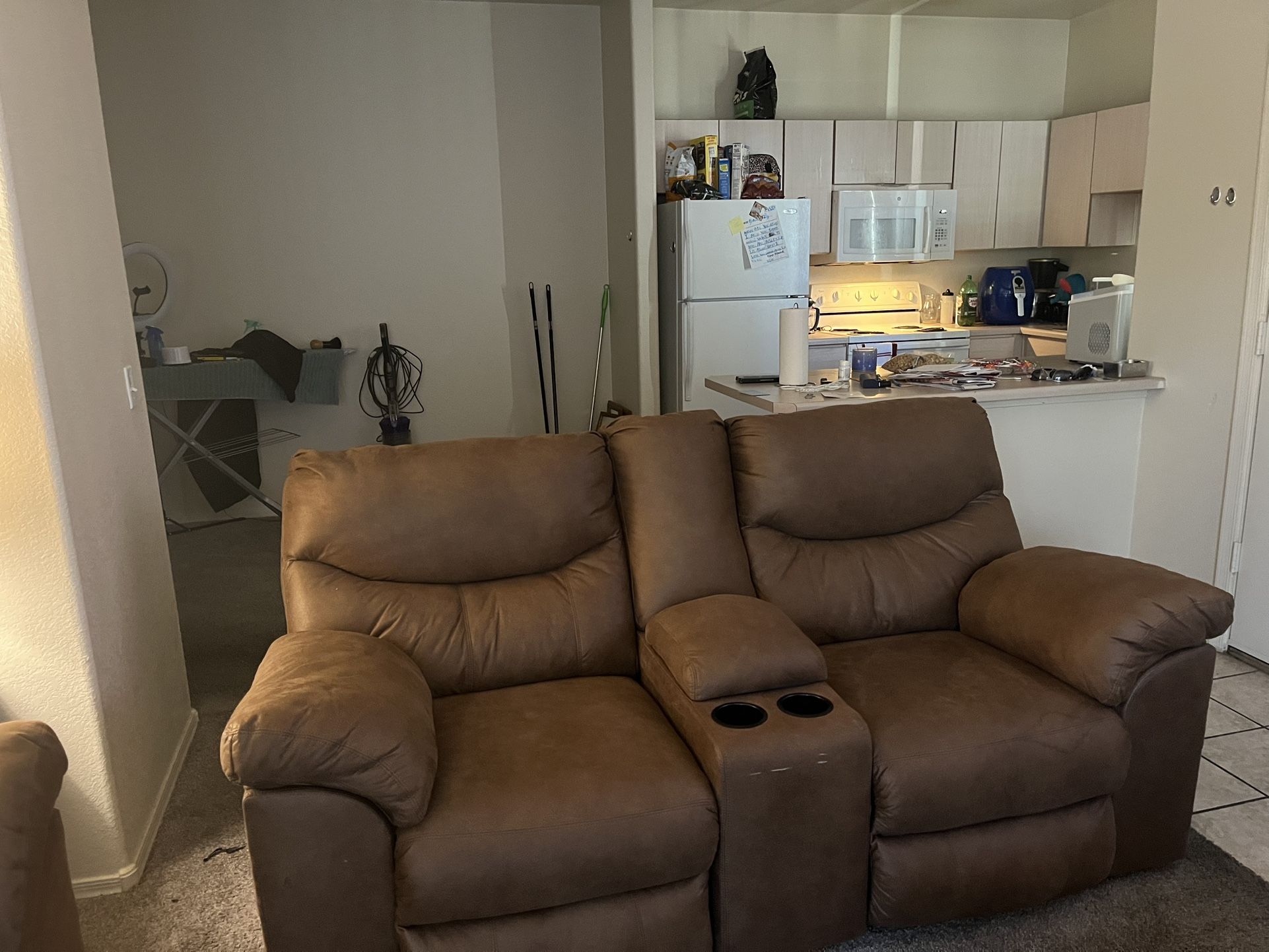 Reclining Sofa And Loveseat ,Coffee Table And inn Table
