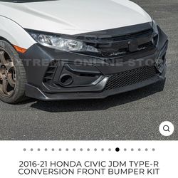 10th Gen Honda Civic Type R bumper