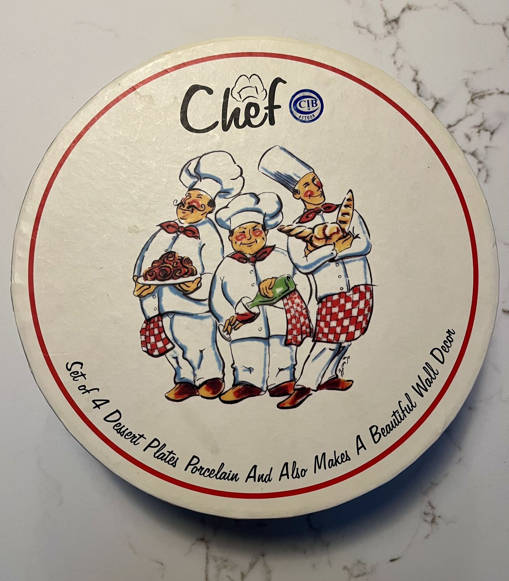 Boxed Set Of 4 Dessert Plates