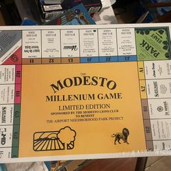 New/ Sealed MODESTO MILLENIUM BOARD GAME LIMITED EDITION