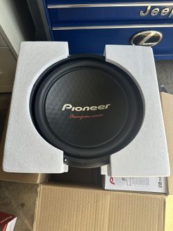$150 For Both. Pioneer TS-W312D4 12” Subwoofers
