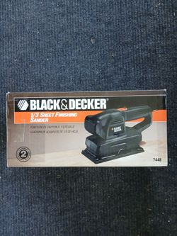 Black & Decker 1/3 Sheet Finishing Sander 7448