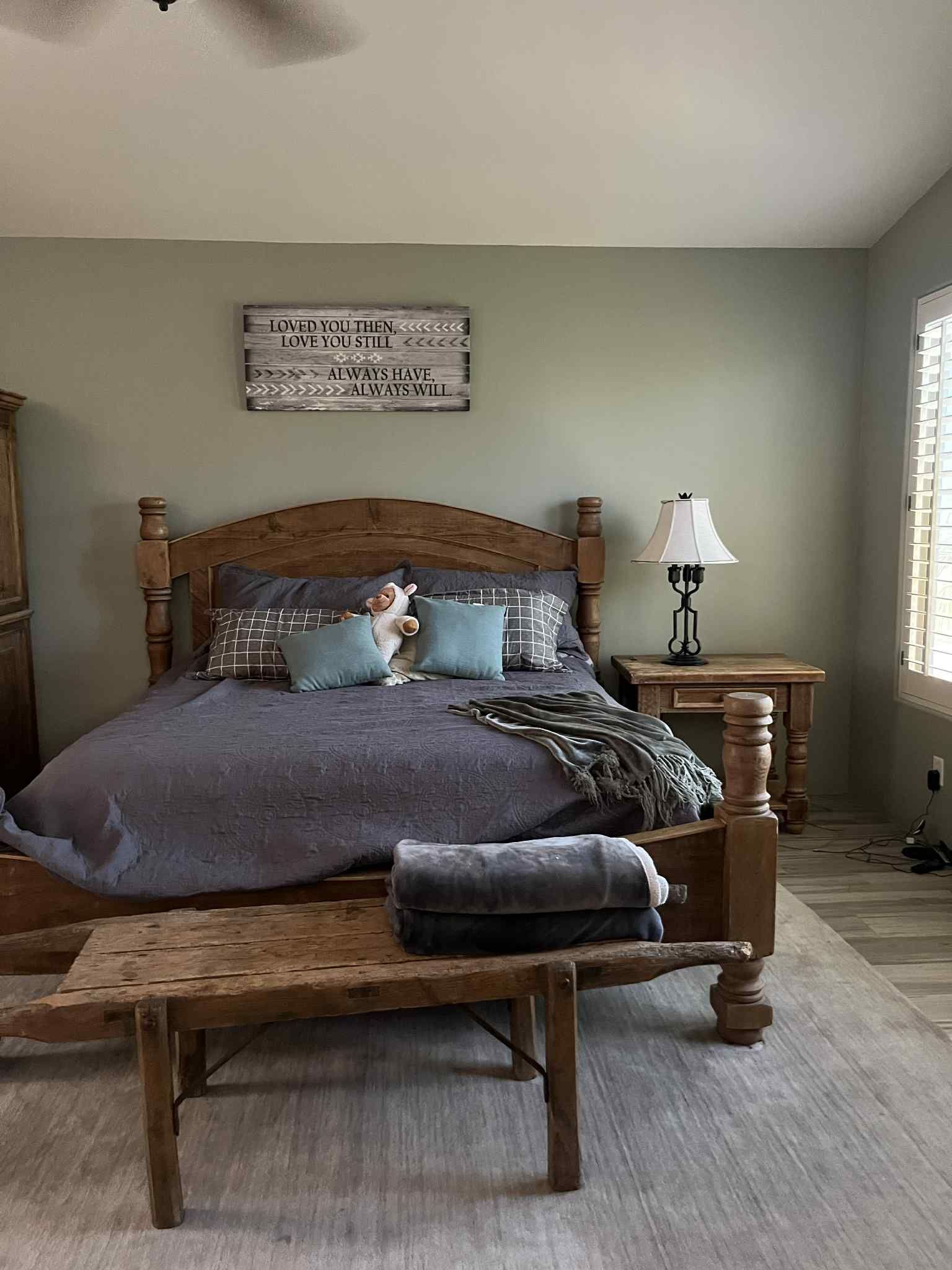 Wood King Bed Frame