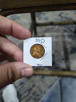 1939-D Lincoln Wheat Penny MS63