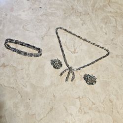 Clear Crystal Costume Jewelry 