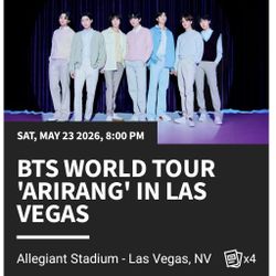 BTS Las Vegas Concerts 5/24, 5/27, 5/28