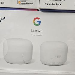 Google Nest WiFi Router And Point 