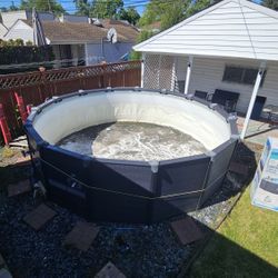 Intex POOL w/ hard graphite panels