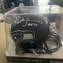 Walter Jones Signed Seattle Seahawks Mini helmet