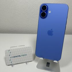 iPhone 16 Plus 128gb At&t and Cricket Carrier 100% 🔋 Health Good #0084