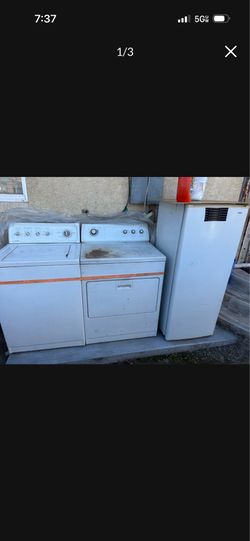 washer and dryer