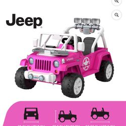 Pink Jeep Willy’s Power Wheels
