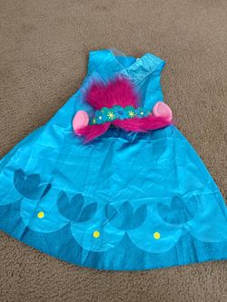 Trolls Poppy Kids Halloween Costume Dress