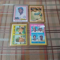 4 Baseball  Rookie Cards 