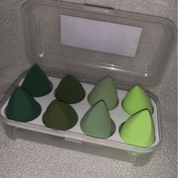 DaizyKat Beauty Blender 8pack Assorted Greens 