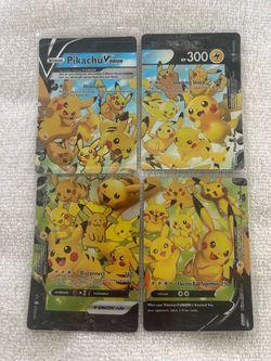 Pikachu V-Union Complete 4-Card Pokémon Set