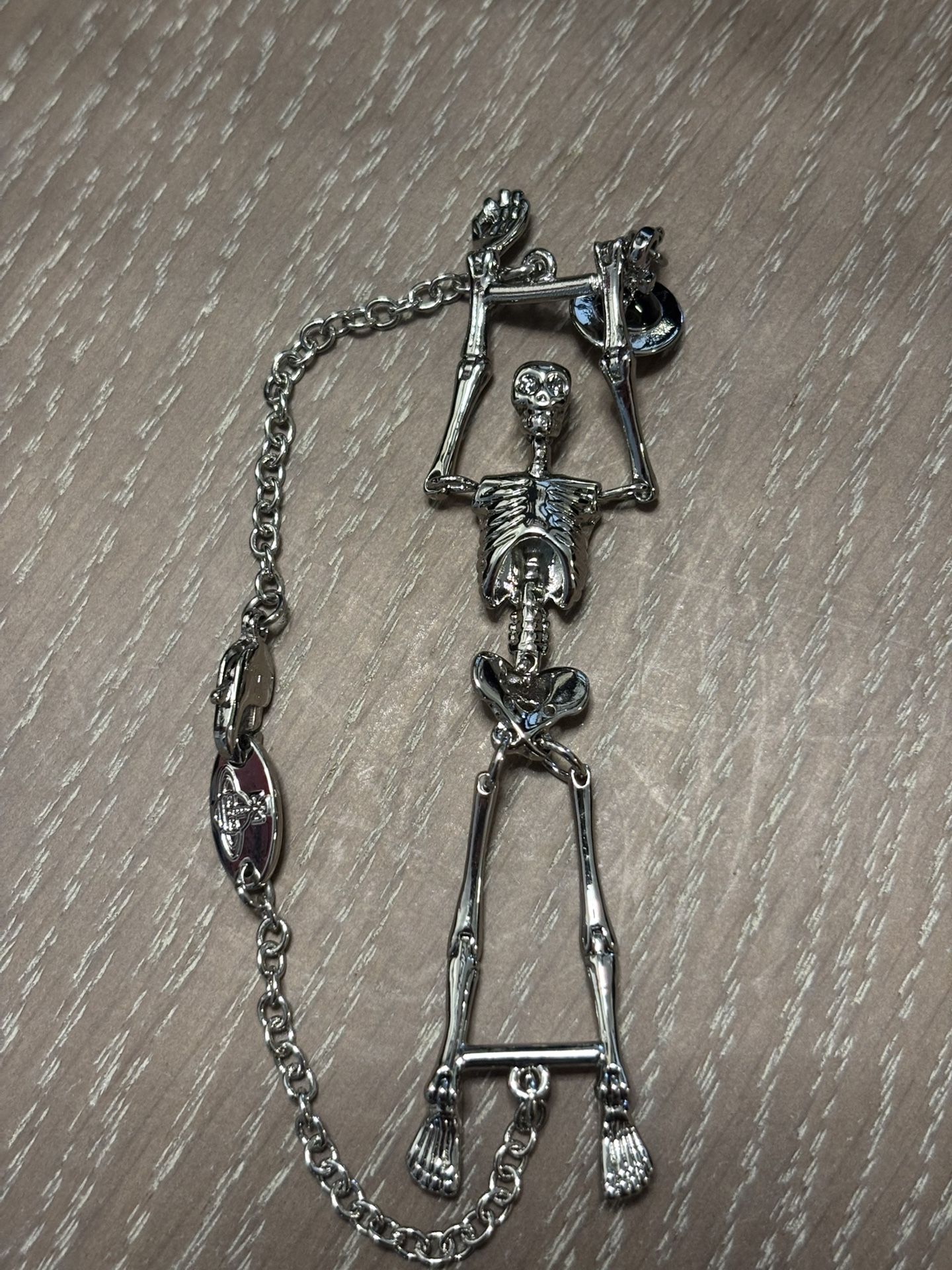 Vivienne Westwood Silver Skeleton Bracelet