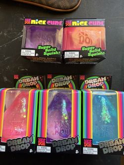Needoh cube and dream drop squishys
