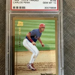 1999 Topps Traded - Carlos Pena #T46 (RC) PSA 10 Gem Mint Rookie Card