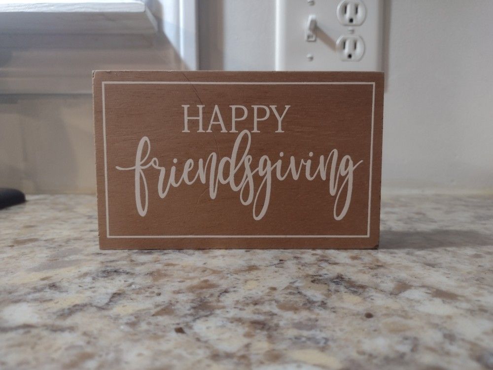 Small Wooden Sign