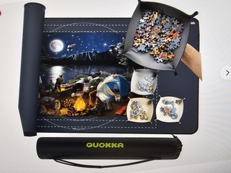 Puzzle Mat Roll Up Fits Jigsaw Puzzles UP To 3000 Pcs 46"×26"