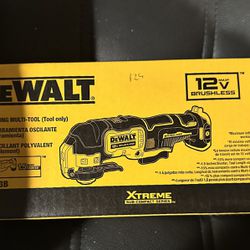 DEWALT XTREME Cordless Brushless 12-volt Max Variable Speed 4-Piece Oscillating Multi-Tool Kit