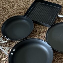 Frying Pans Lot Of 4