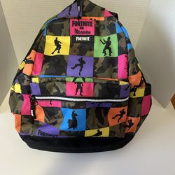 Back pack Fortnite 18 Inch Camouflage Multicolor Backpack Unisex One Size