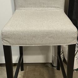 2 Ikea Henriksdal Bar Stools With Backrest