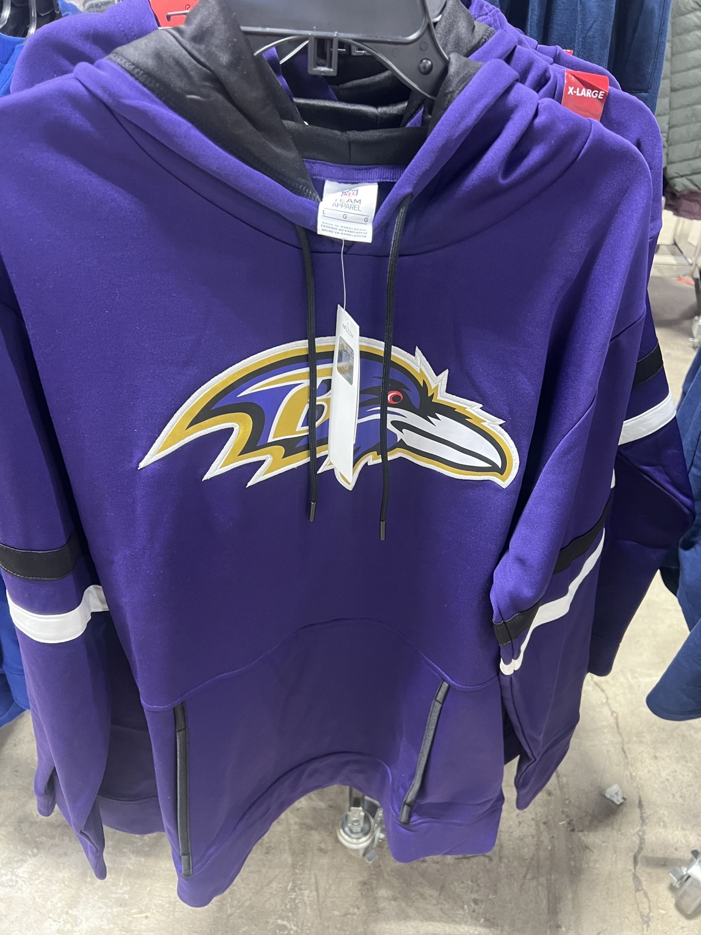 Large Baltimore Ravens Hoody Authentic