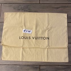 LOUIS VUITTON DUSTBAG 18” X 14”