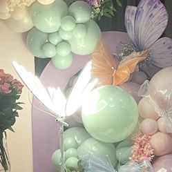 Butterflies with light